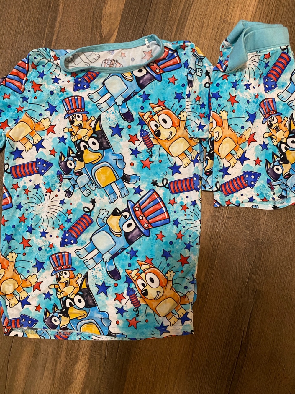 Bamboo short set pajamas EUC 5/6